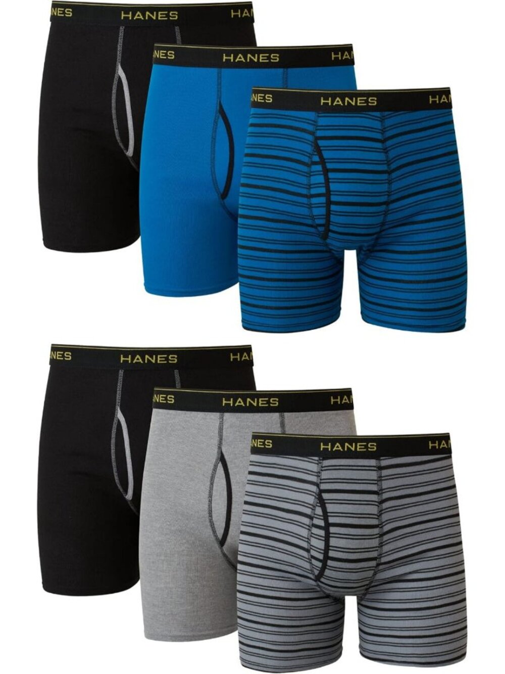 Cool & Breathable Men's Boxer Briefs Pack - Moisture-Wicking, No Ride Up